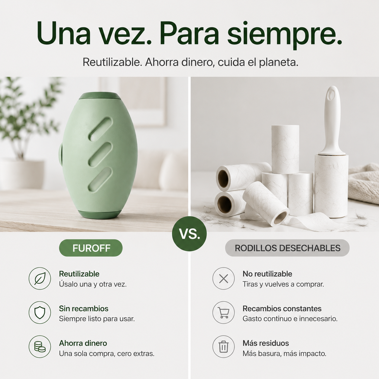 FurOff Quitapelusas Reutilizable